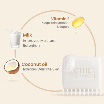 MS Daily Moisturizing Milky Soft Baby Bathing Bar