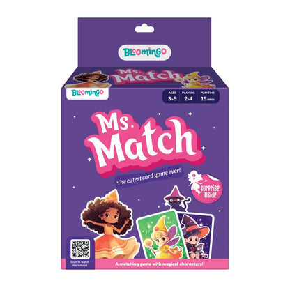 Bloomingo Ms. Match Memory Card Game
