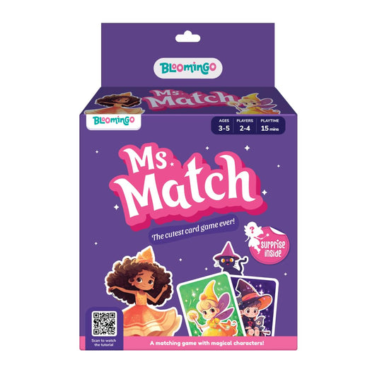 Bloomingo Ms. Match Memory Card Game
