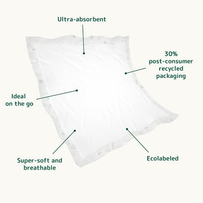 Bambo Nature Eco-Friendly and Soft Disposable Diaper Changing Mats