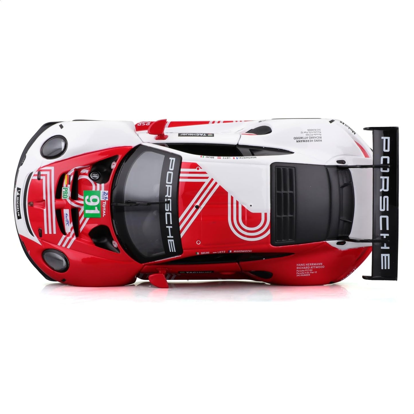 Bburago RACING series Porsche 911 RSR LeMans 2020 1/24