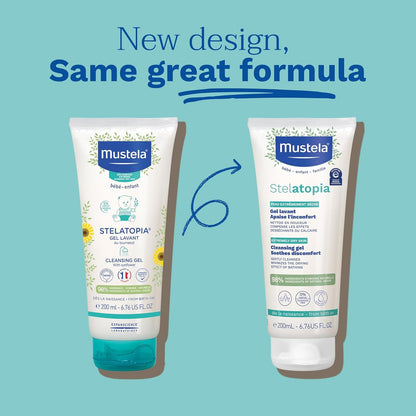 Mustela Stelatopia Cleansing Gel with Sunflower Oil - 200ml