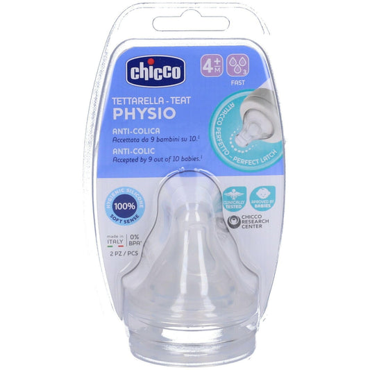 Chicco Teat Perfect 5 4mt+ - Pack of 2