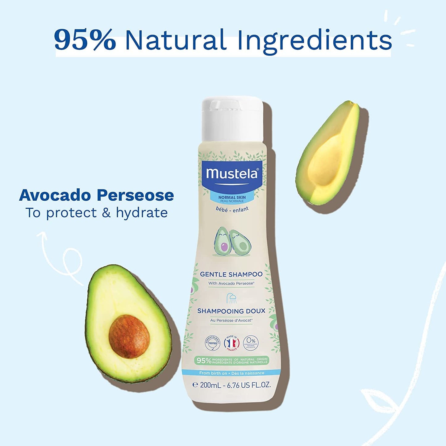 Mustela Baby Gentle Shampoo 200ml