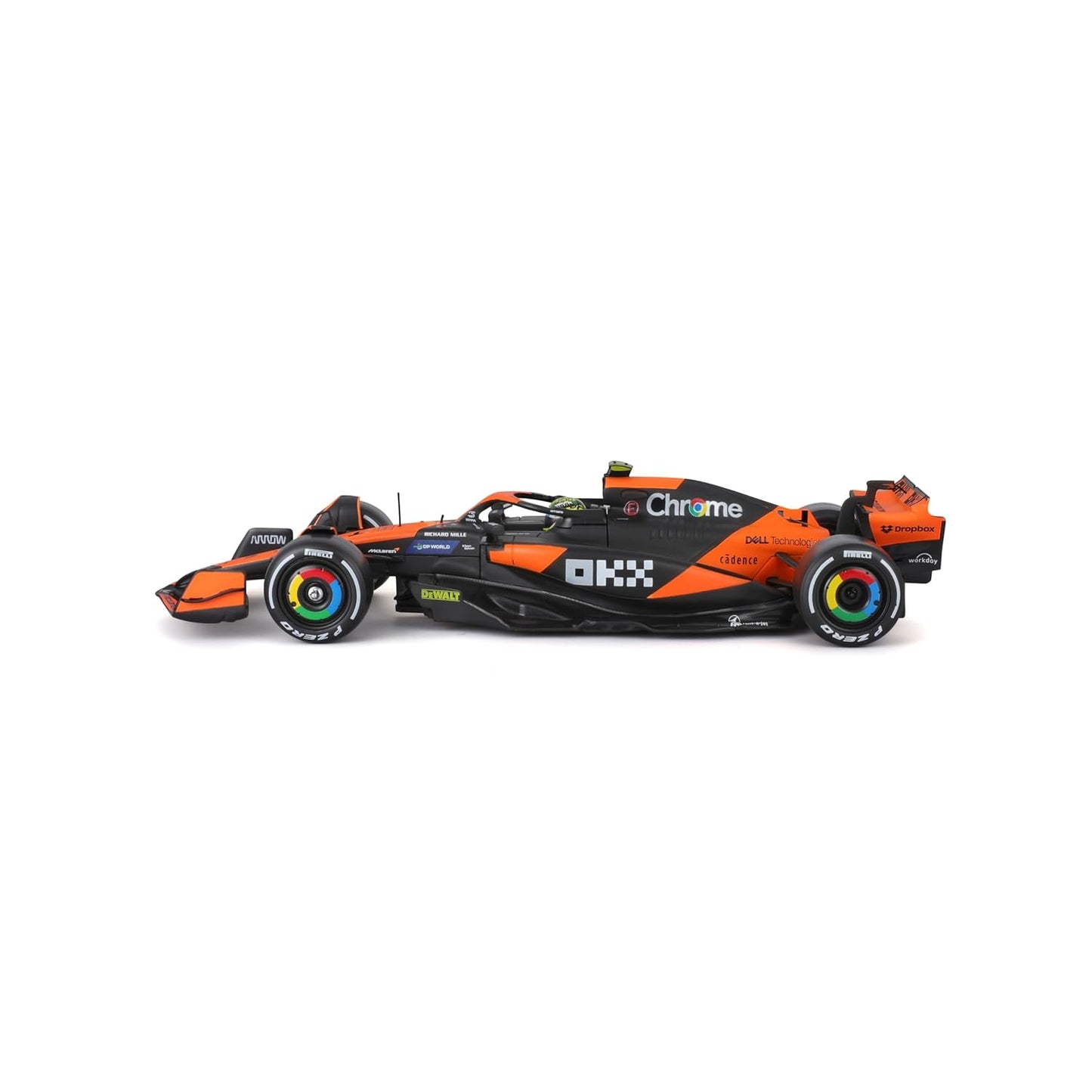 Bburago 1/24 Scale McLaren MCL38 Lando Norris #4