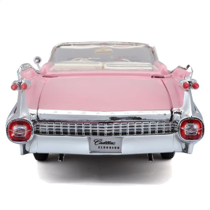 Maisto 1959 Cadillac Eldorado Biarritz Convertible, Pink Premiere 36813 1/18 Scale Diecast