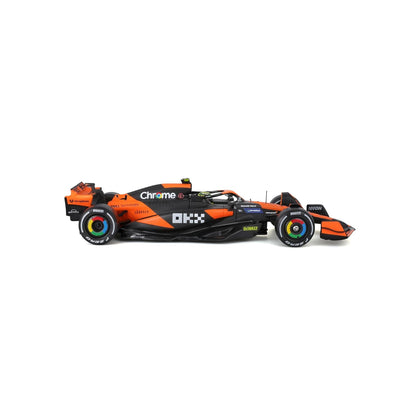 Bburago 1/24 Scale McLaren MCL38 Lando Norris #4