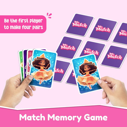 Bloomingo Ms. Match Memory Card Game