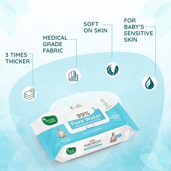 MS Baby 99% Water Wipes Combo Pack