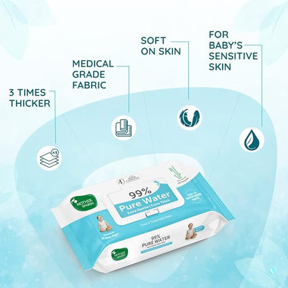 MS Baby 99% Water Wipes Combo Pack