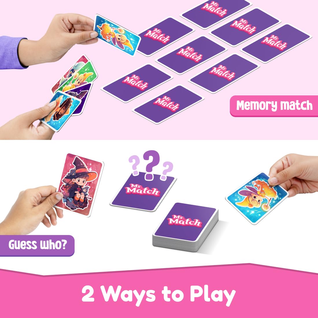 Bloomingo Ms. Match Memory Card Game
