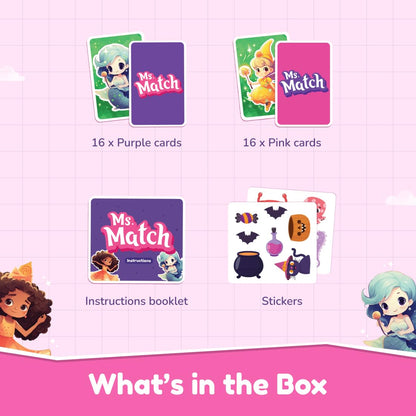 Bloomingo Ms. Match Memory Card Game