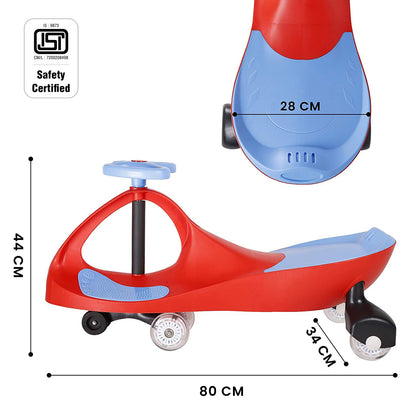 R For Rabbit Iya Iya Swing Car Blue Red