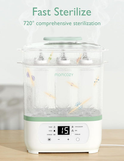 Momcozy 8-in-1 Baby Bottle Steam Sterilizer