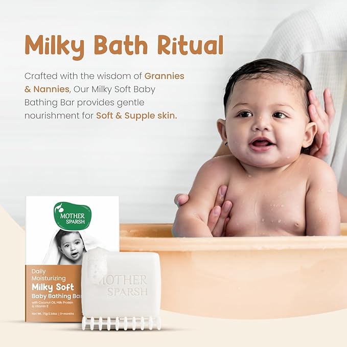 MS Daily Moisturizing Milky Soft Baby Bathing Bar