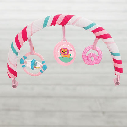 Mastela Music Vibrations Bouncer Baby Pink - For Ages 0-1 Years