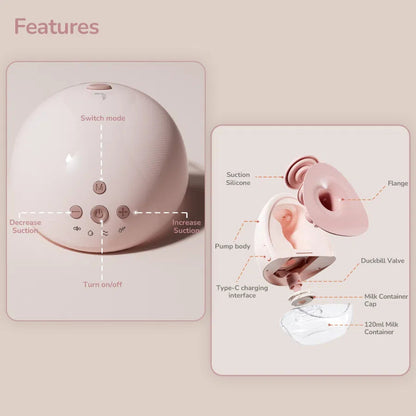 R for Rabbit First Feed Flexi Wearable Electric Breast Pump