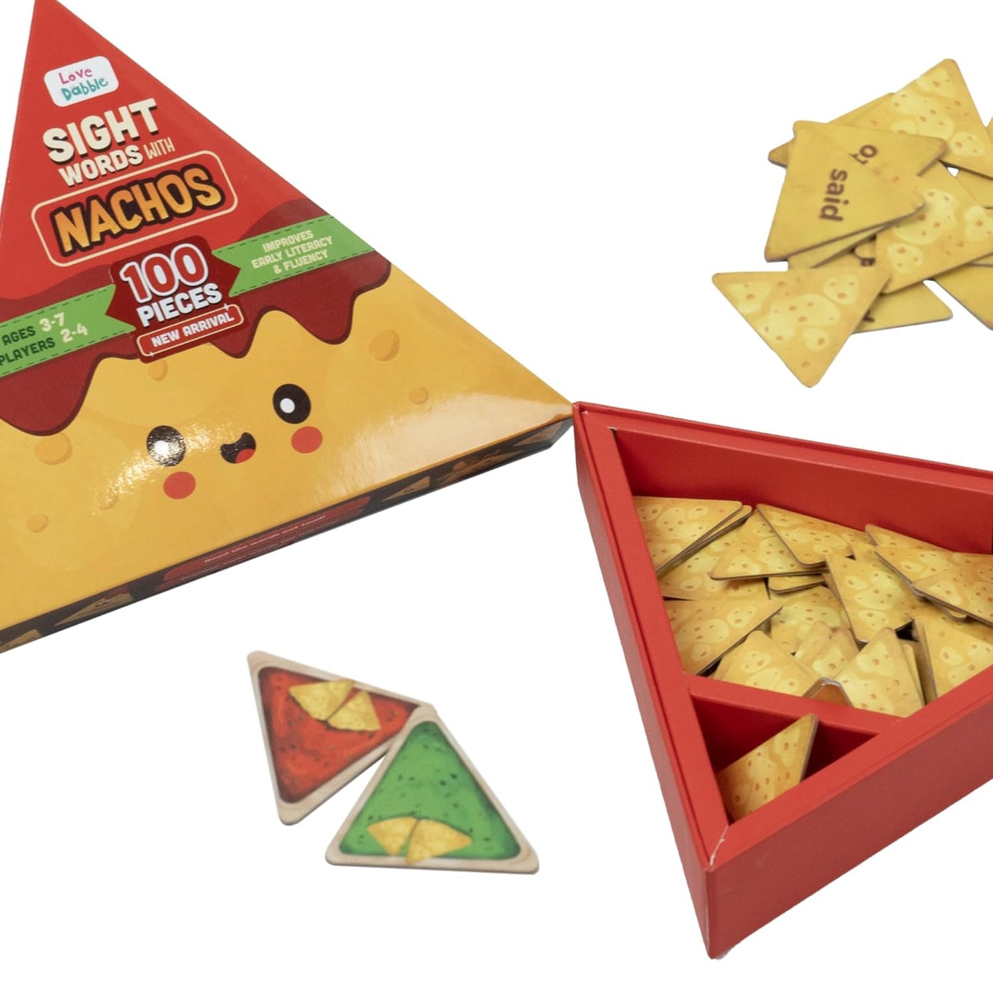 Dabble Sight Words with Nachos
