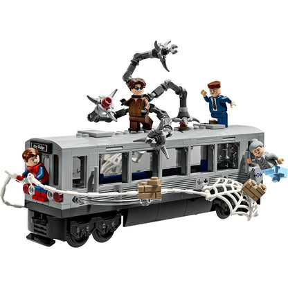 LEGO Marvel Spider-Man vs. Doc Ock Subway Train Scene
