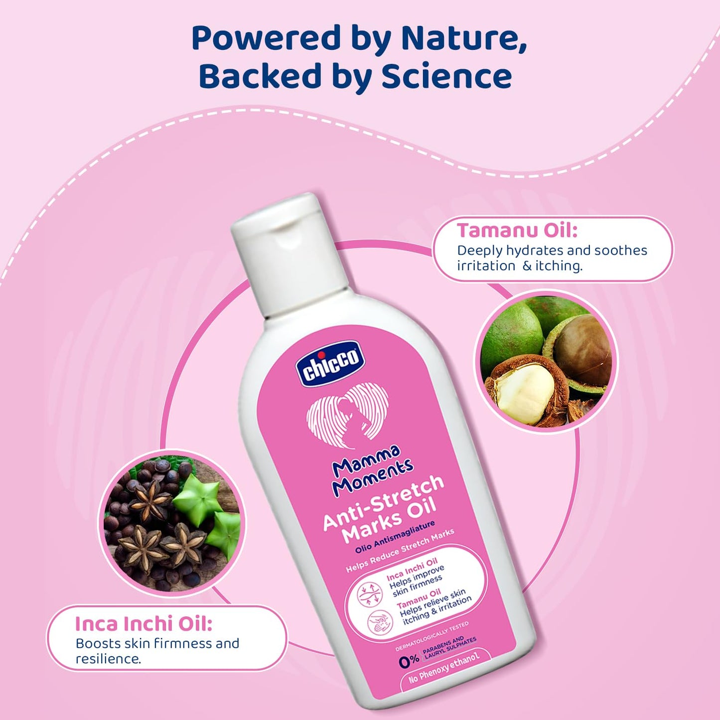 Chicco Mamma Moments Anti-Stretch Marks Oil 100ml