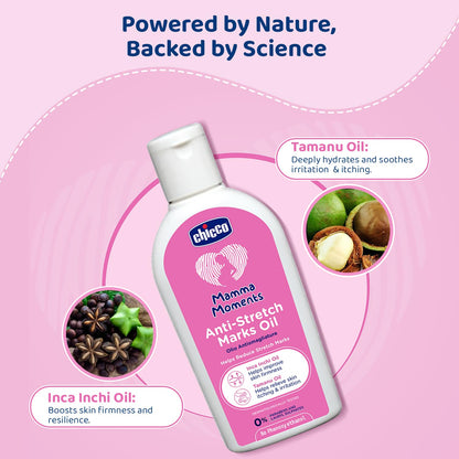 Chicco Mamma Moments Anti-Stretch Marks Oil 100ml