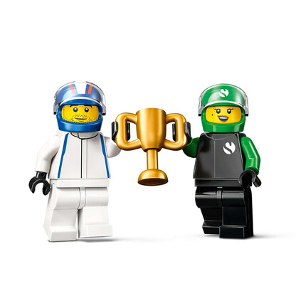 LEGO City F1 Grid with VCARB & Sauber Race Cars