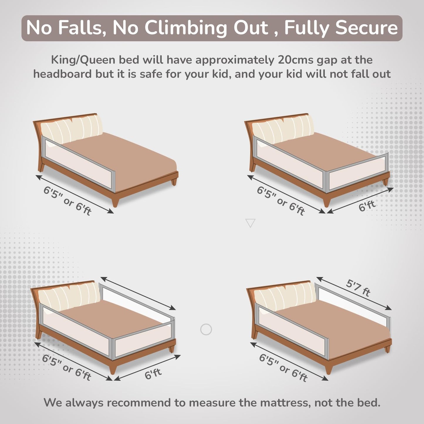 R for Rabbit Safari Baby Bed Rail