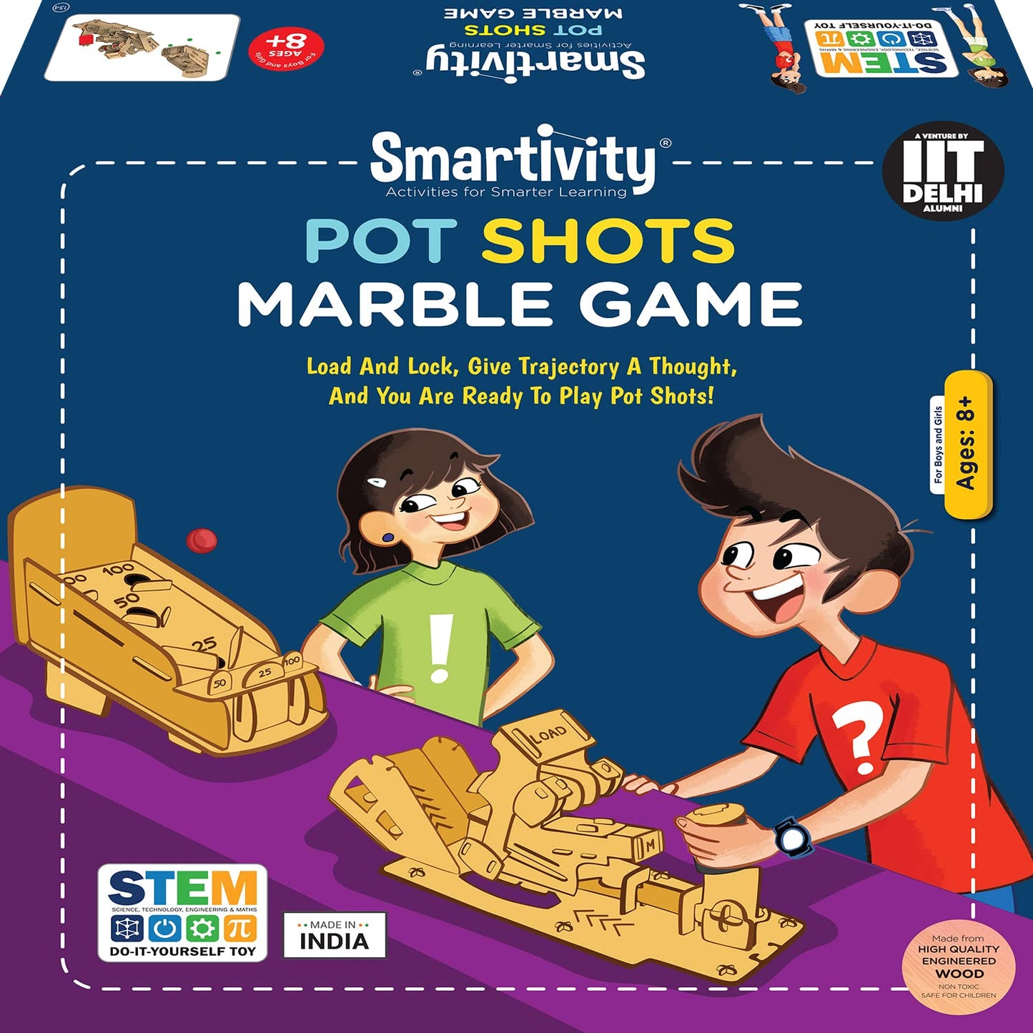 Smartivity Pot Shot Marble Game