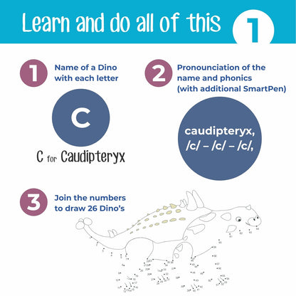 goDiscover A to Z Dinosaur Flashcards