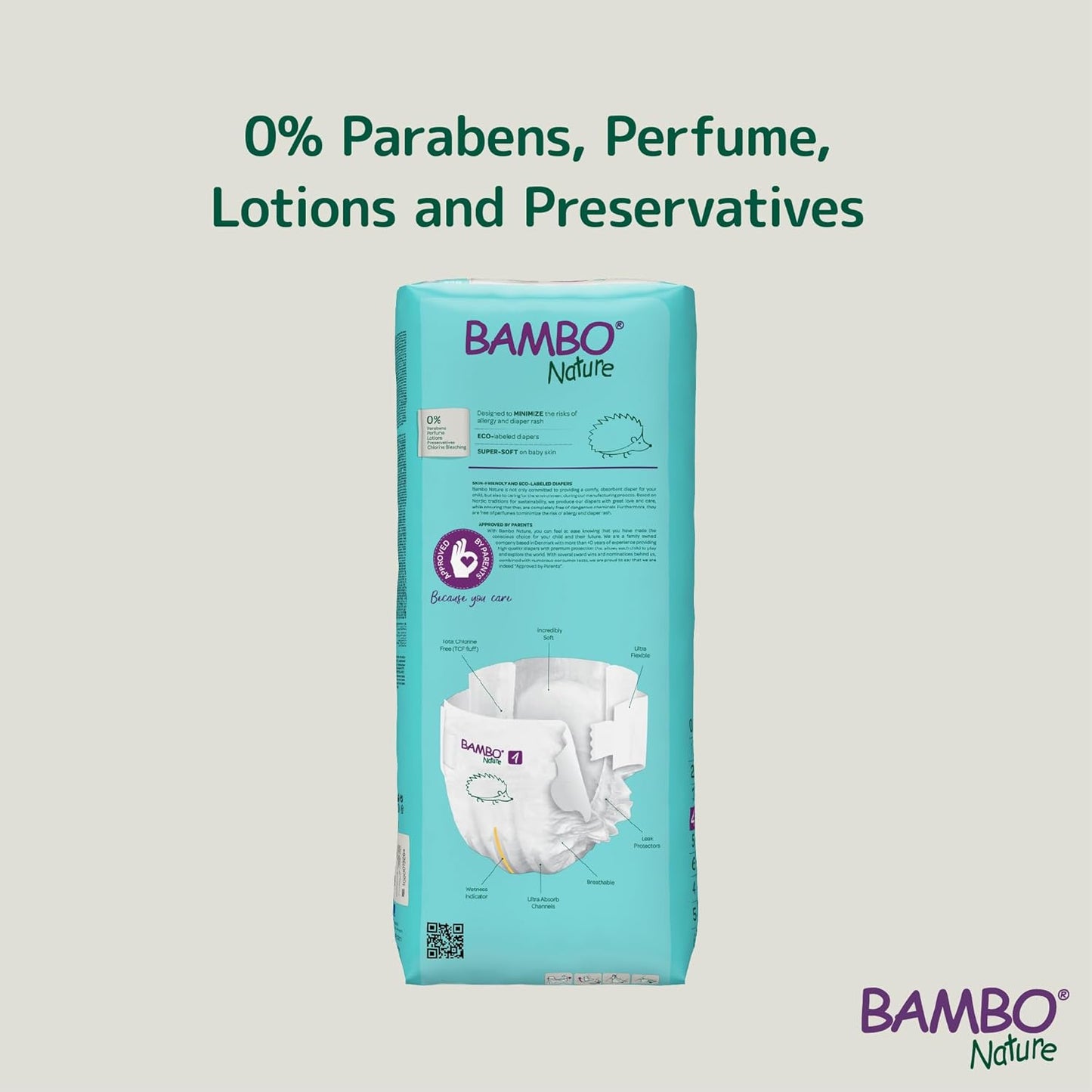 Bambo Nature Premium Baby Tape Diapers for Baby Large Size (7-14 Kgs)