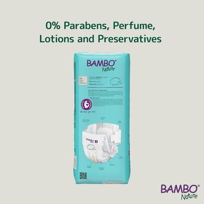 Bambo Nature Premium Baby Tape Diapers for Baby Large Size (7-14 Kgs)
