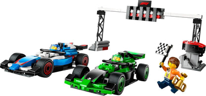 LEGO City F1 Grid with VCARB & Sauber Race Cars