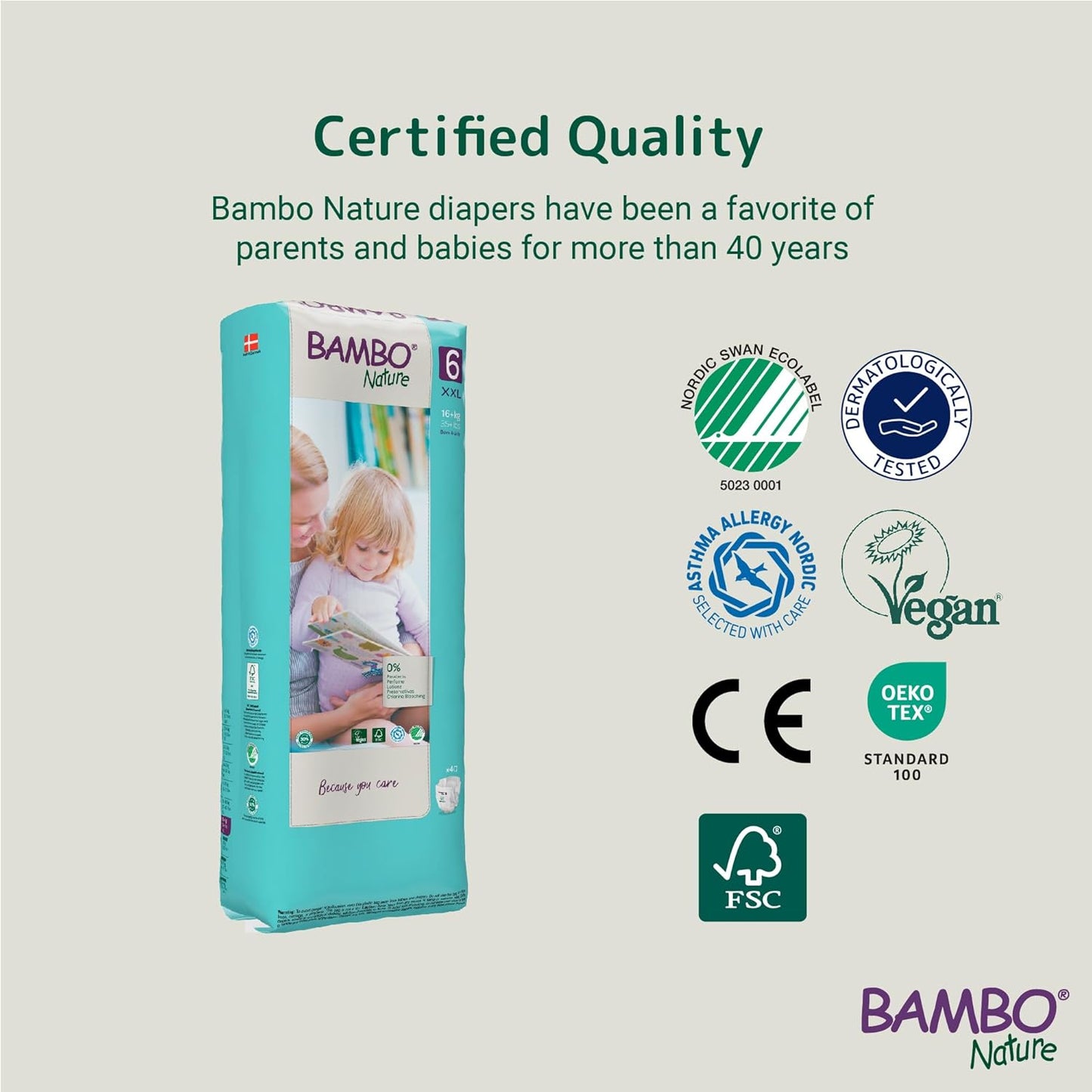 Bambo Nature Premium Baby Diapers - XXL Size