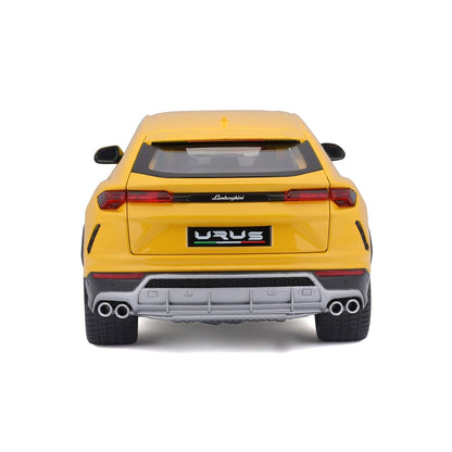 Bburago 1/18 Scale Lamborghini Urus Diecast Model for Collectors Yellow