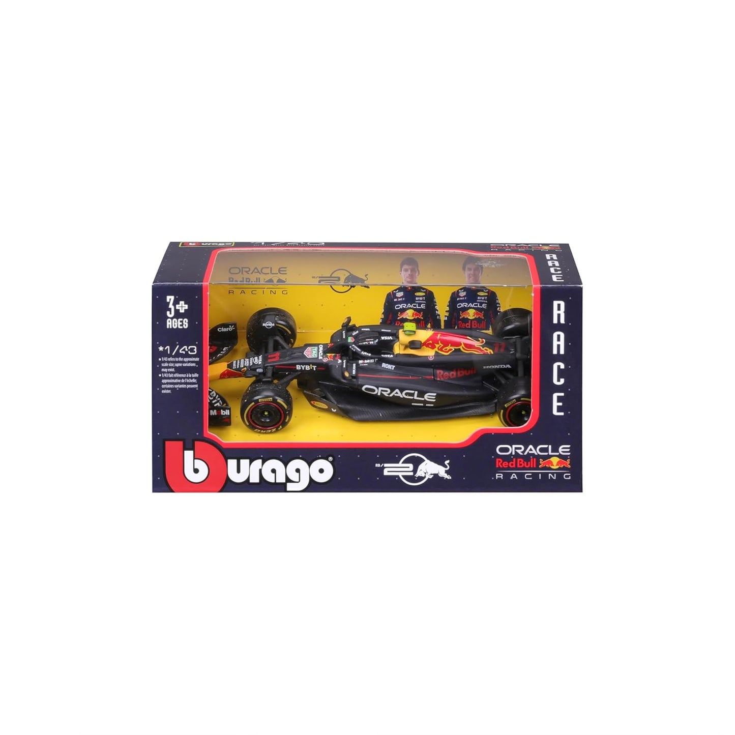 Bburago 2024 Red Bull RB20 Racing Team No. 1 Max Verstappen 1/43 Bahrain GP