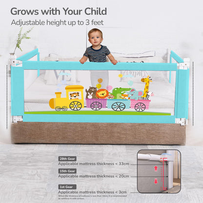 R for Rabbit Safari Baby Bed Rail
