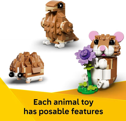 LEGO Creator 3 in 1 Cute Hamster with a Flower Building Toy