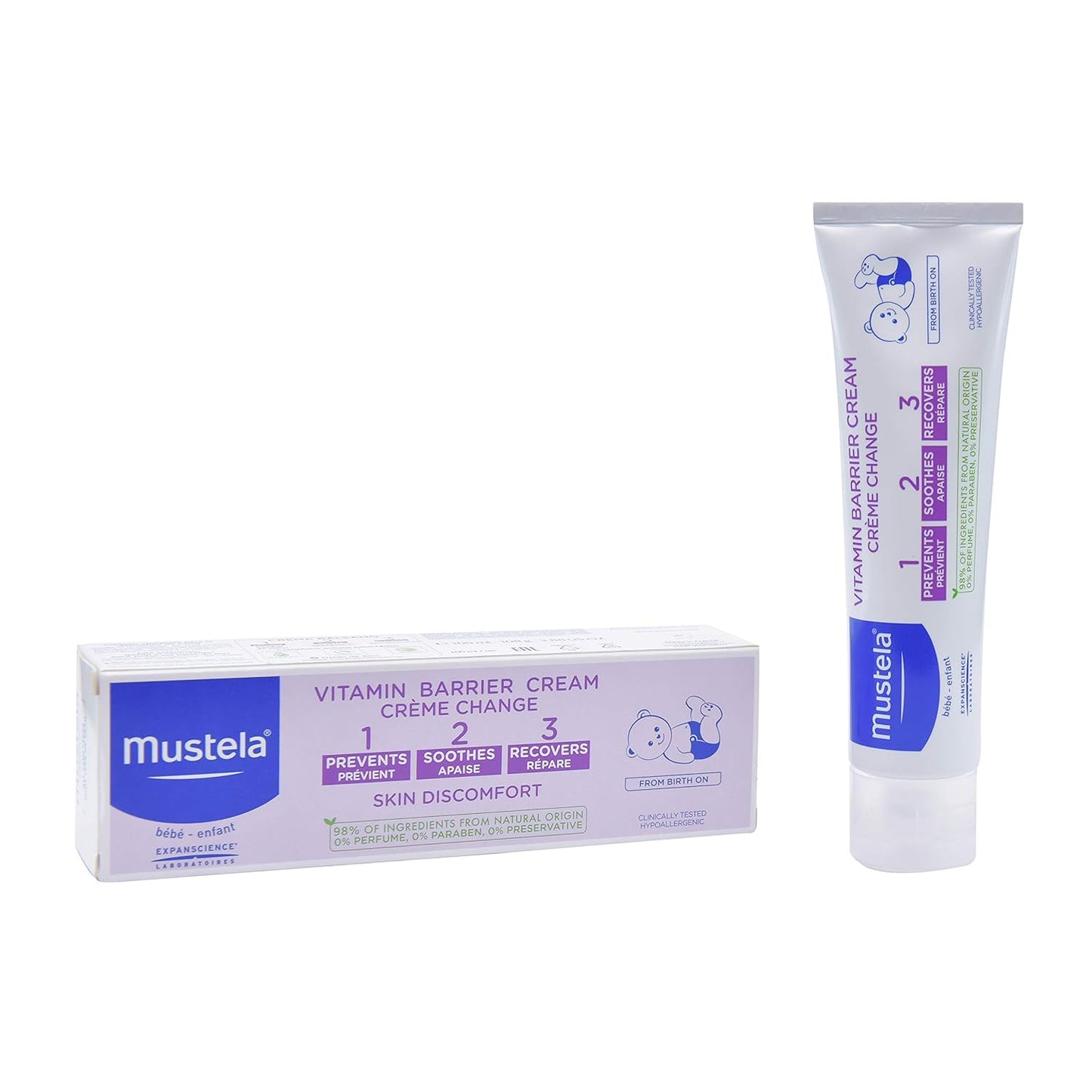 Mustela Baby 123 Vitamin Barrier Cream 50ml