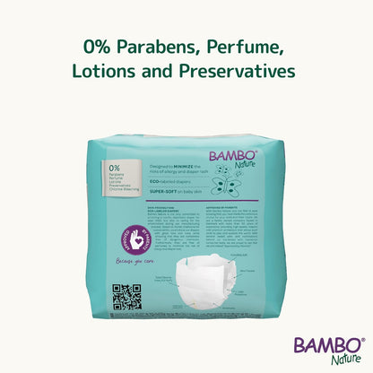 Bambo Nature Premium Baby Tape Diapers for Premature Baby XXS Size (1-3 Kgs)