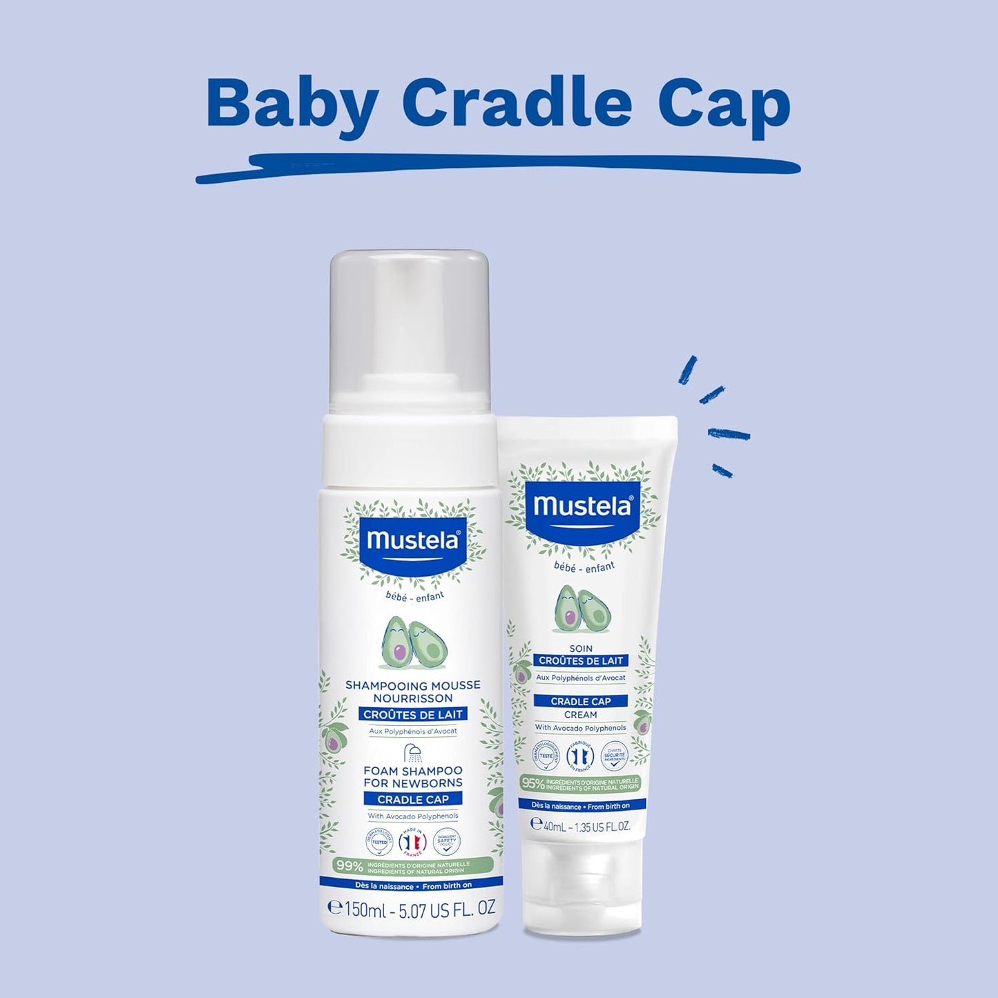 Mustela Baby Cradle Cap Cream 40ml