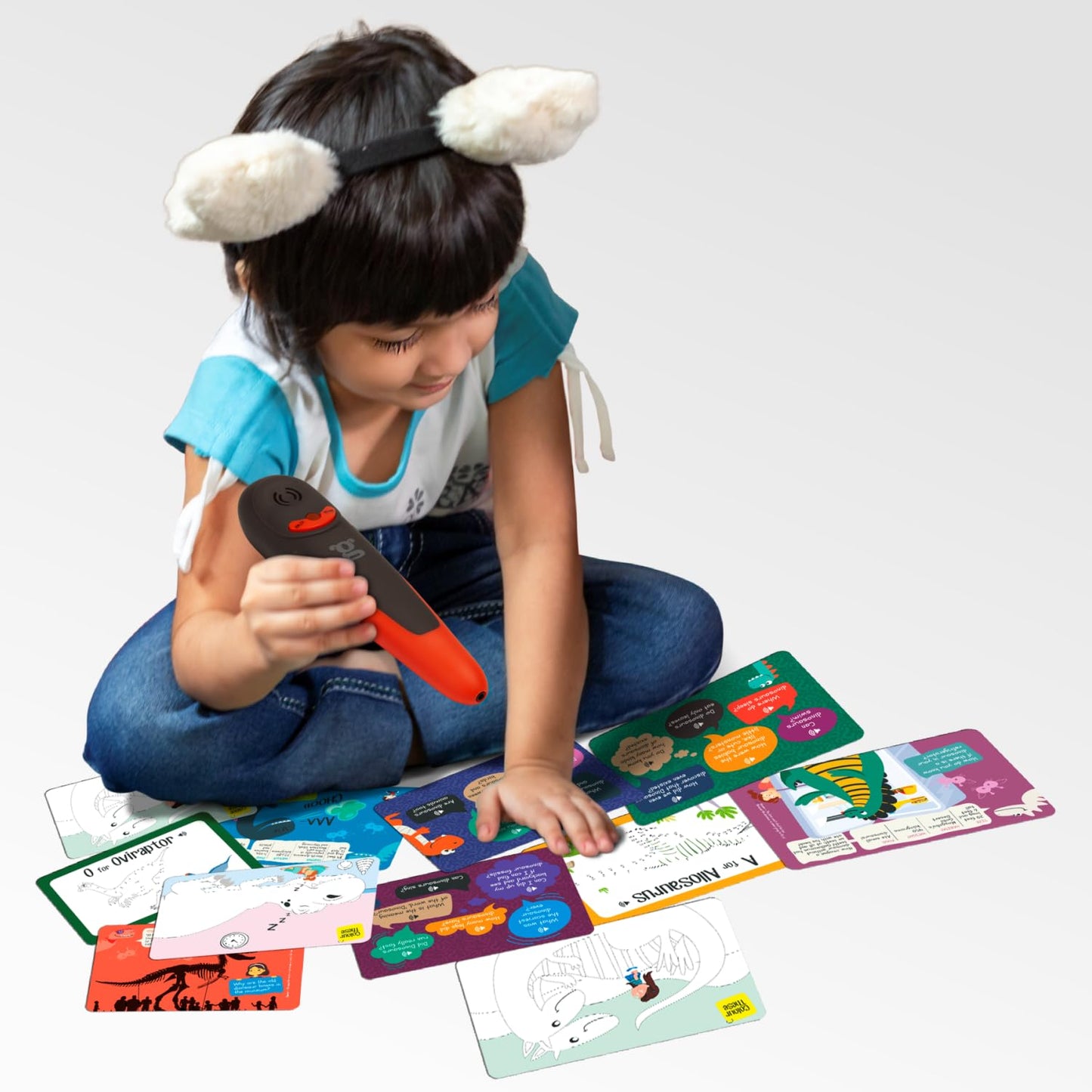 goDiscover A to Z Dinosaur Flashcards
