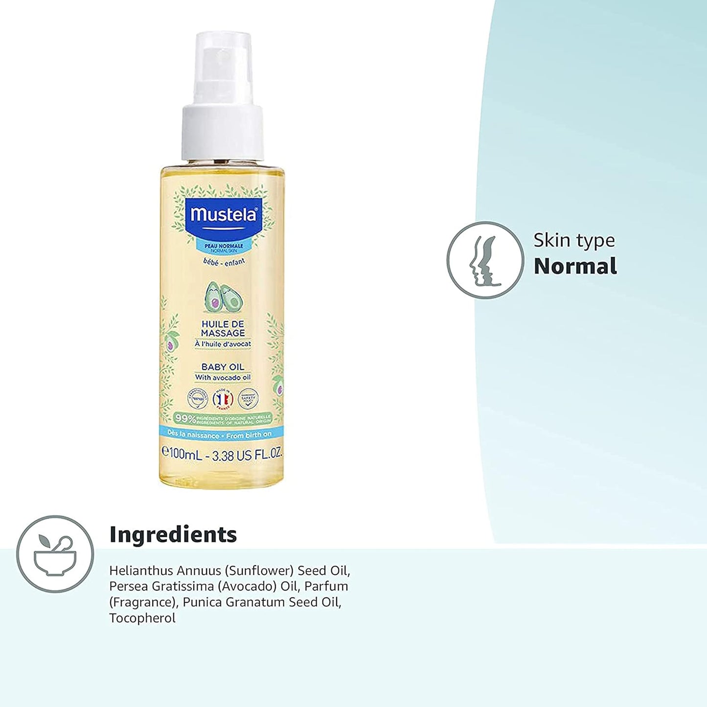 Mustela Baby Oil 100ml