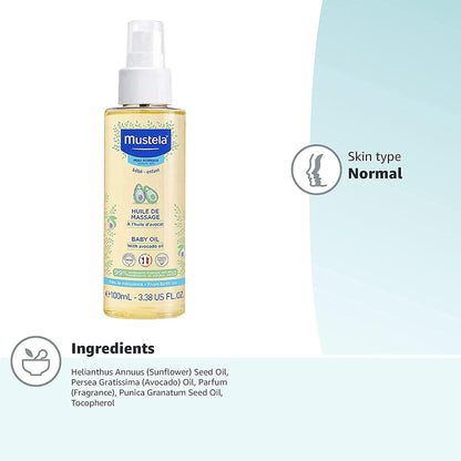 Mustela Baby Oil 100ml