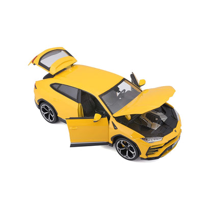Bburago 1/18 Scale Lamborghini Urus Diecast Model for Collectors Yellow