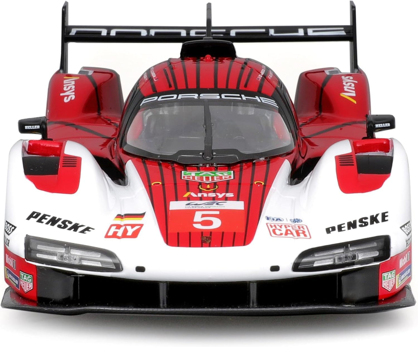 Bburago RACING series Porsche LMH 963 9RD Turbo V8 2023 Sports 1/24