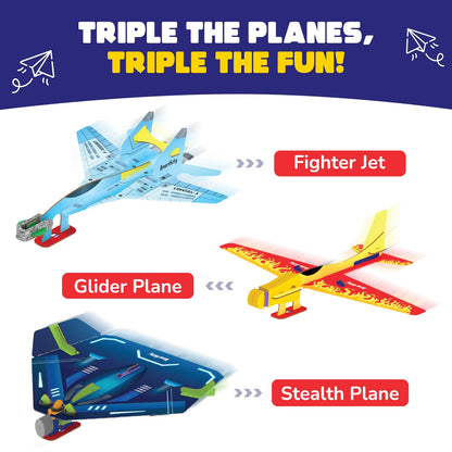 Smartivity 3in1 Airplanes Launcher Toy for Kids