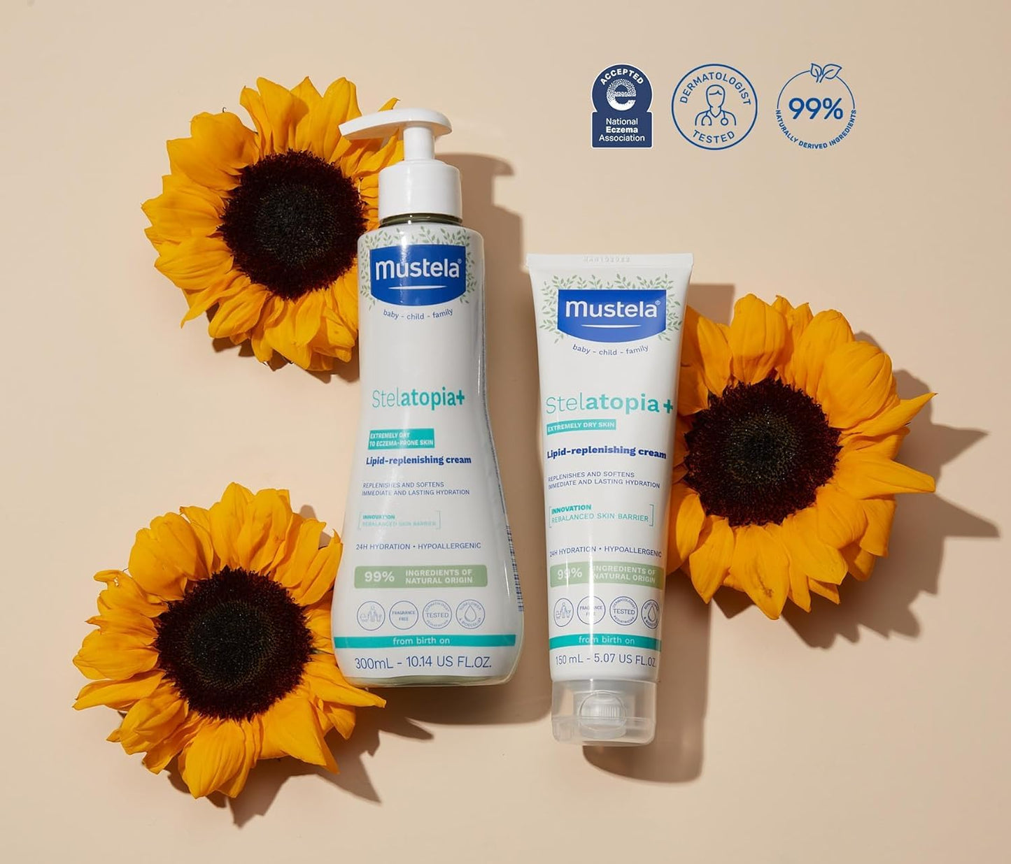 Mustela Stelatopia+ - Lipid-Replenishing Cream - 150ml