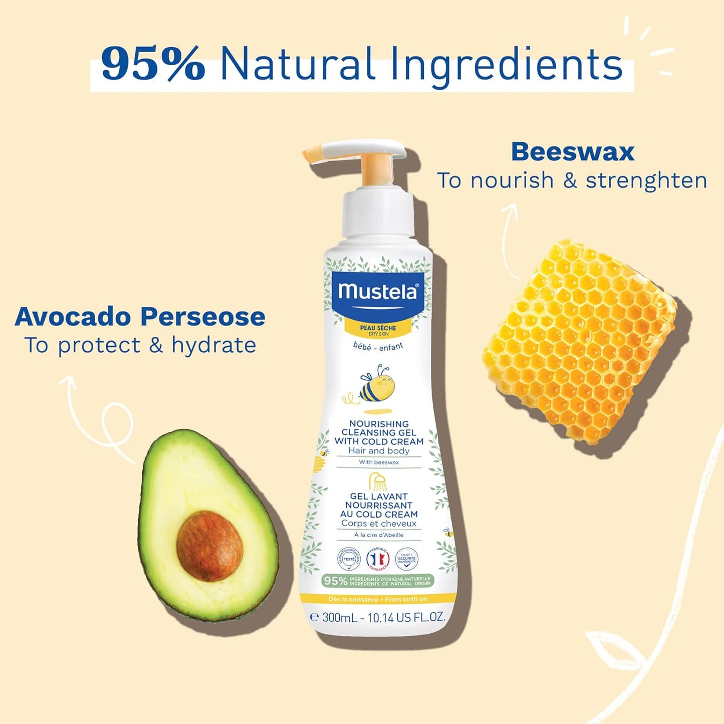 Mustela Nourishing Cleansing Gel with Cold Cream