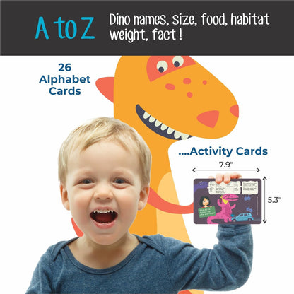goDiscover A to Z Dinosaur Flashcards
