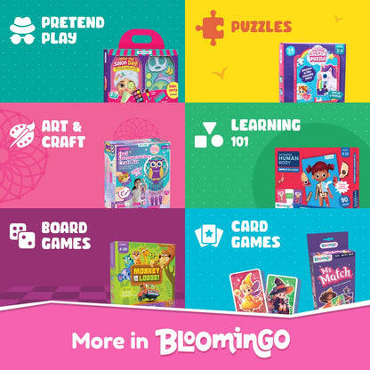 Bloomingo Ms. Match Memory Card Game